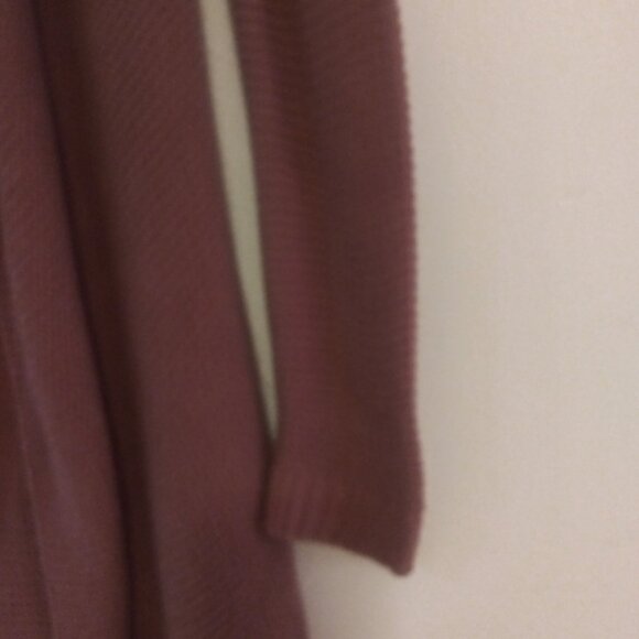 Forever 21 Women's Mocha Long Sleeve Open Front Cardigan Sweater Size: Small - Picture 8 of 12